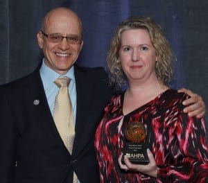 Steven Dentalli and Dr. Paula Brown - AHPA Award 2016