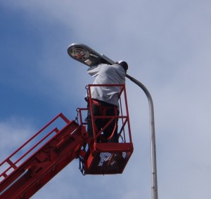 LED Lights were installed on Smith Street on April 15th, 2103.