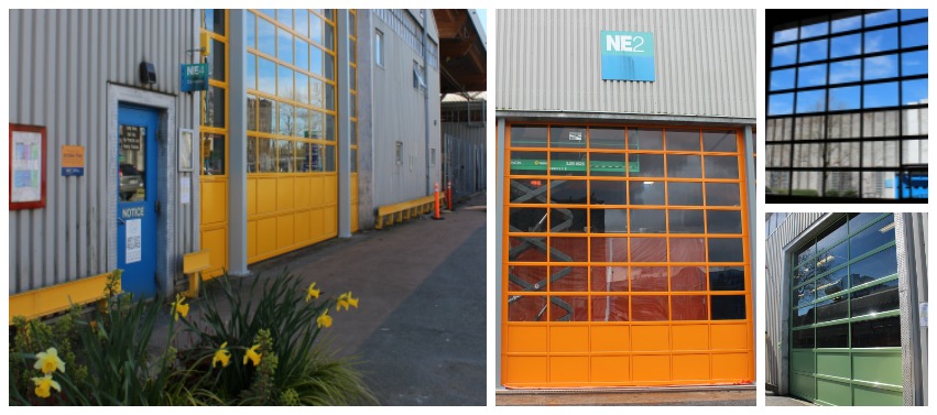 The new doors on NE 2, 4 and 6