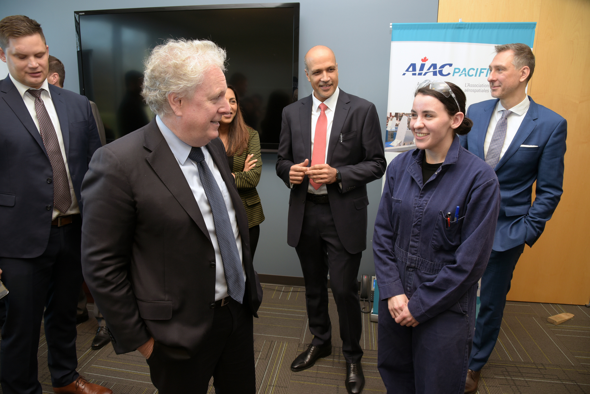 A roundtable with Jean Charest at BCIT Aerospace Technology Campus