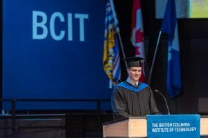 BCIT Valedictorian Kase Overes