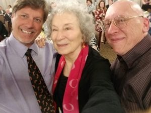 Danny Catt, Margaret Atwood, and Steve Burrows
