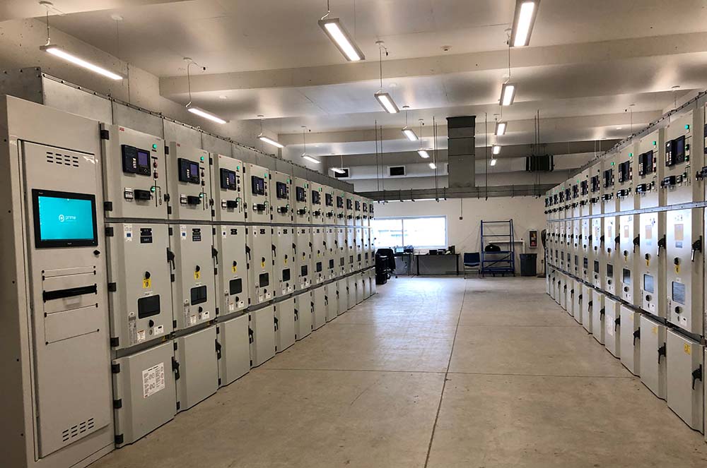 Circuit breakers at the Goard Way Receiving Station