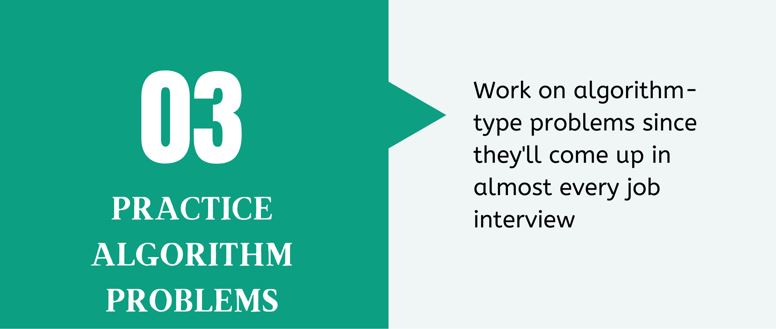 Christian's 3 tips for prospective Computing students. Number 3. I would also recommend that students work on algorithm type problems since they'll come up in almost every job interview.