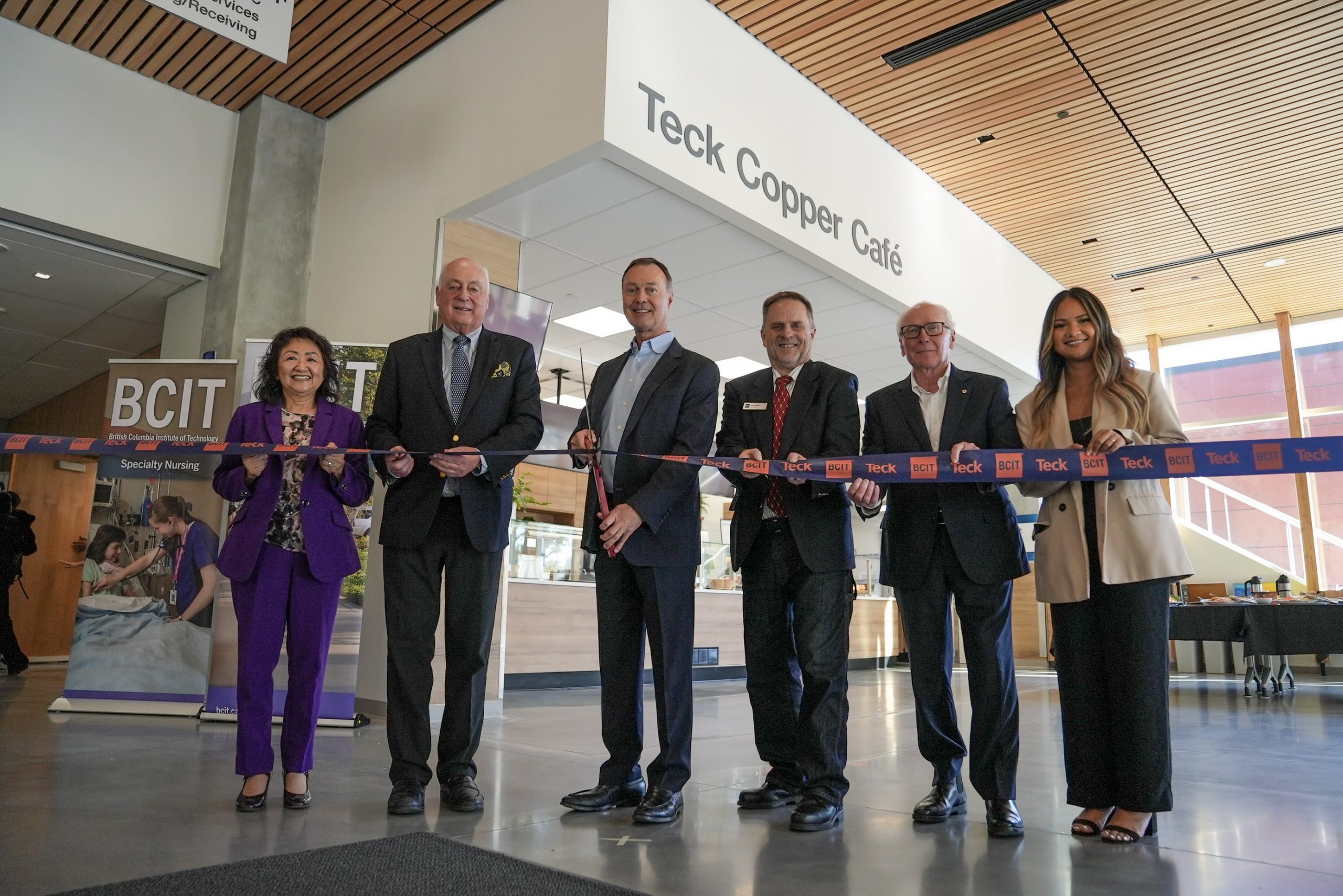Ribbon cutting during the BCIT Teck Celebration event.