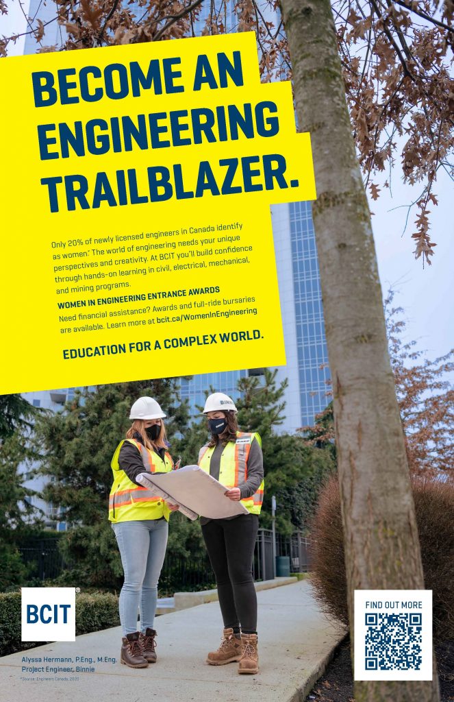BCIT Women in Engineering Campaign Ad