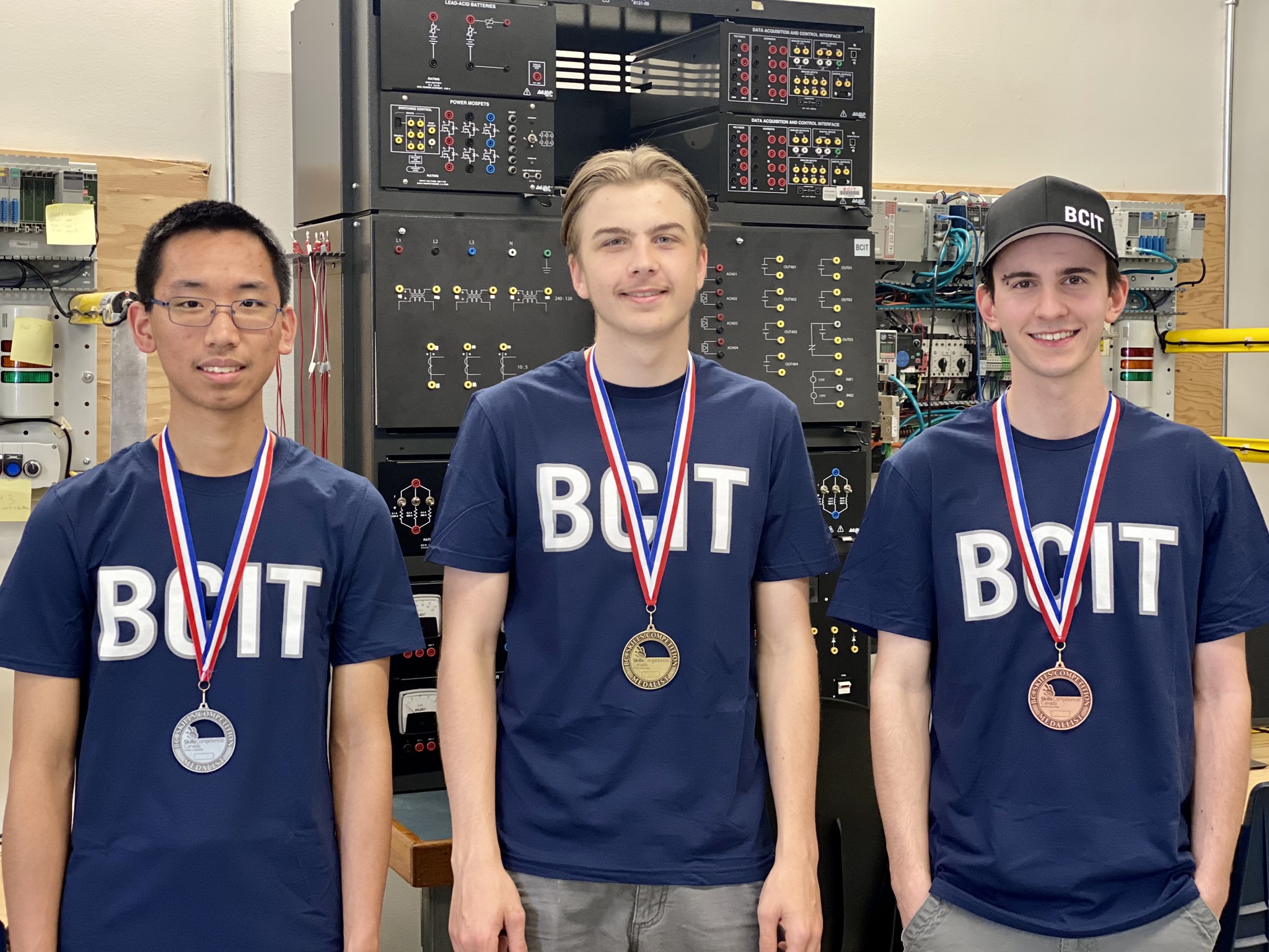 Three students with medals win awards at the Provincial Skills Canada BC competition
