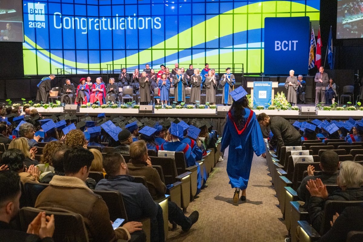 BCIT students graduating at Winter 2024 convocation