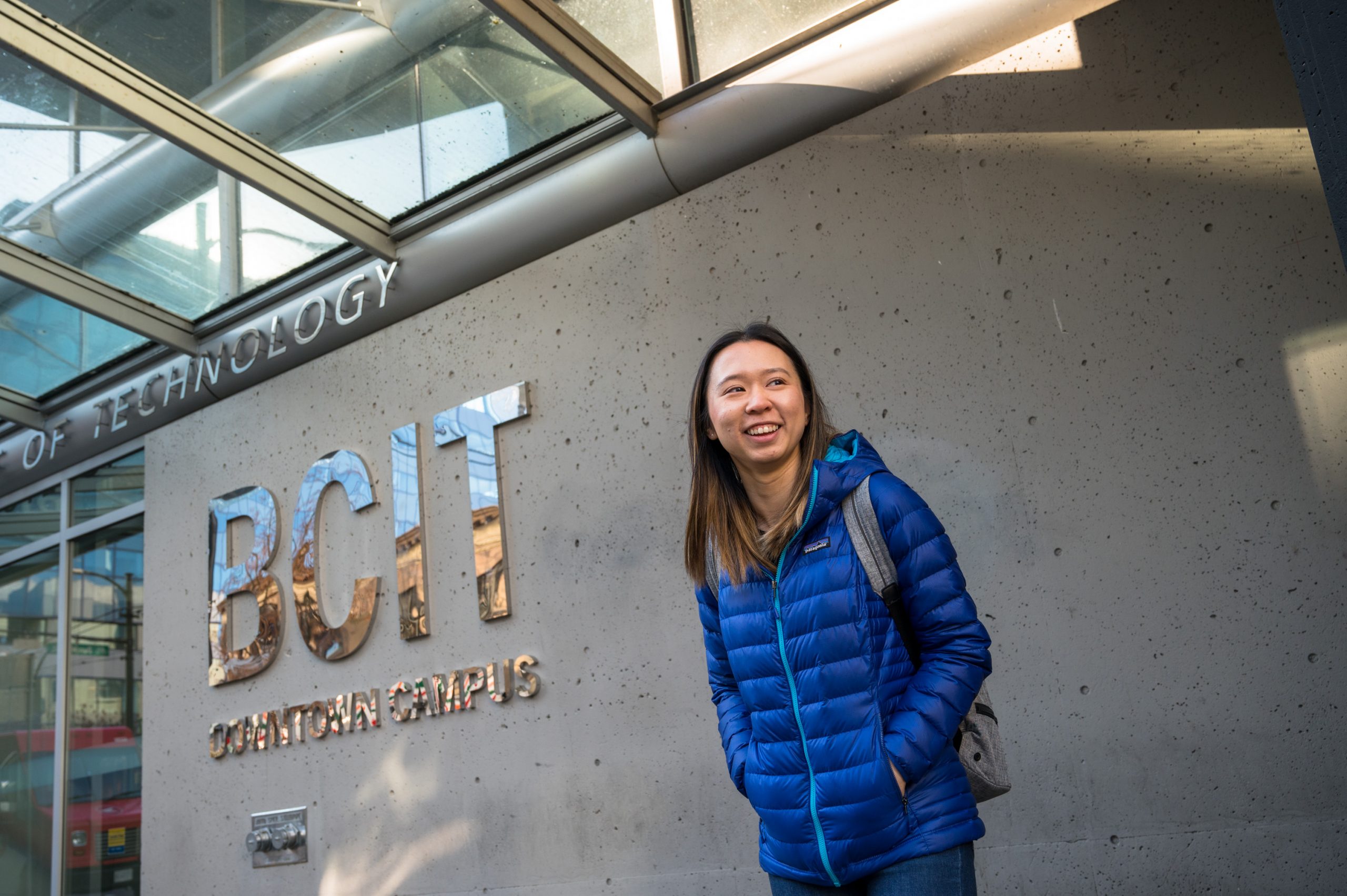 Sally Poon, recipient of the 2024 BCIT Outstanding Student Leadership Award