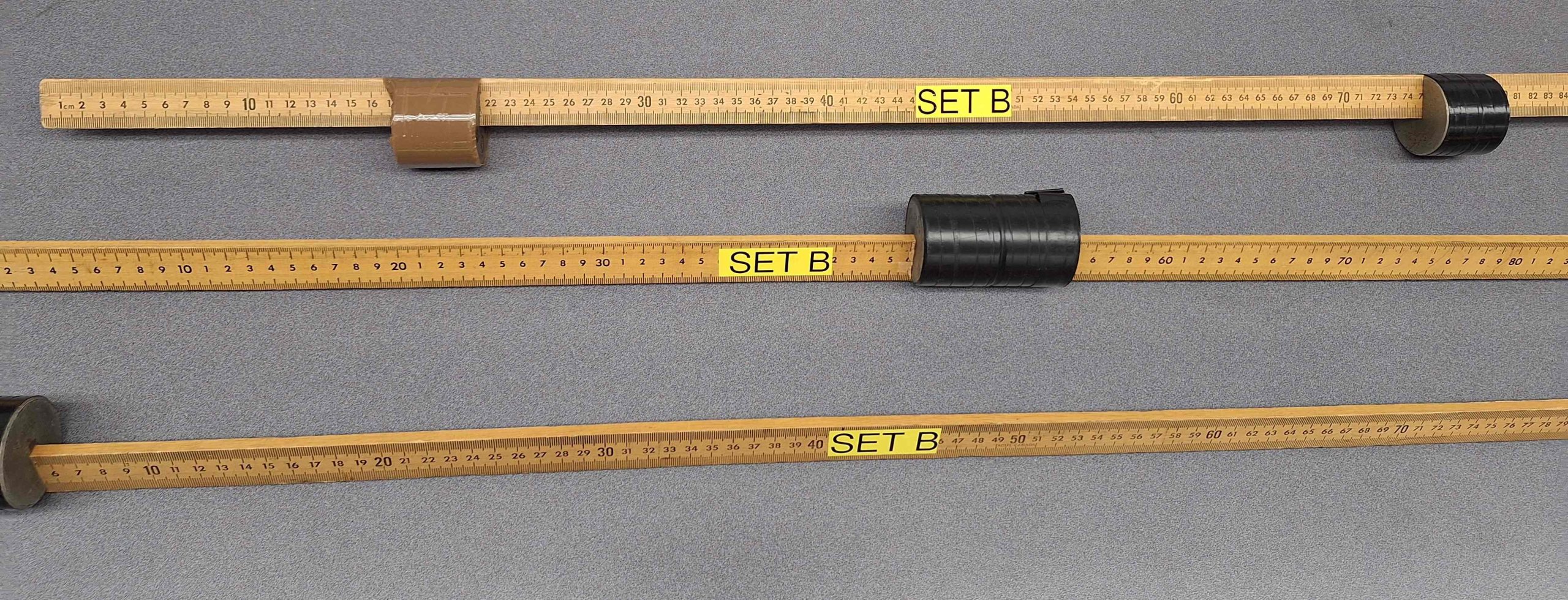 Batons with weights