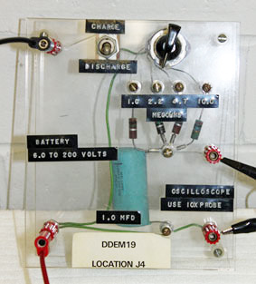 DEM19 - Charging and Discharging a Capacitor- Circuit Board