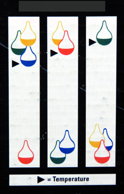 DHT31 - Galileo Thermometer Reading Chart